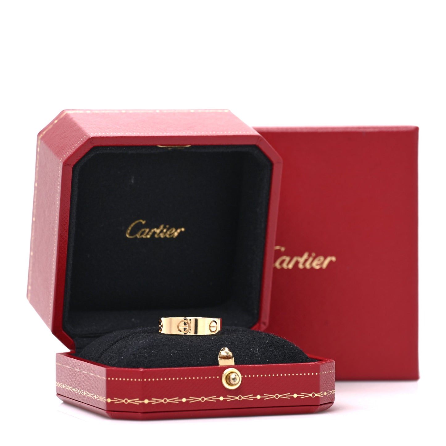 18K Yellow Gold 5.5mm LOVE Ring 54 7
