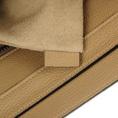 Celine Drummed Calfskin Mini Luggage Dune 8 of 8