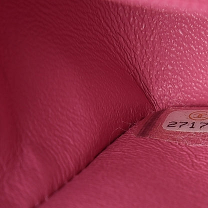 Chanel Lambskin Chevron Quilted Mini Rectangular Flap Pink 7 of 9