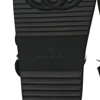Gucci Rubber Mini Double G Womens Isla Dad Sandals 35 Black 8 of 8