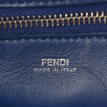 Fendi Shiny Nappa Trapuntata Small DotCom Click Chain Satchel Blue 8 of 12