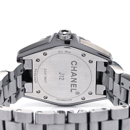 Chanel Titanium Ceramic Diamond Bezel 38mm J12 Automatic Watch Pink 4 of 5