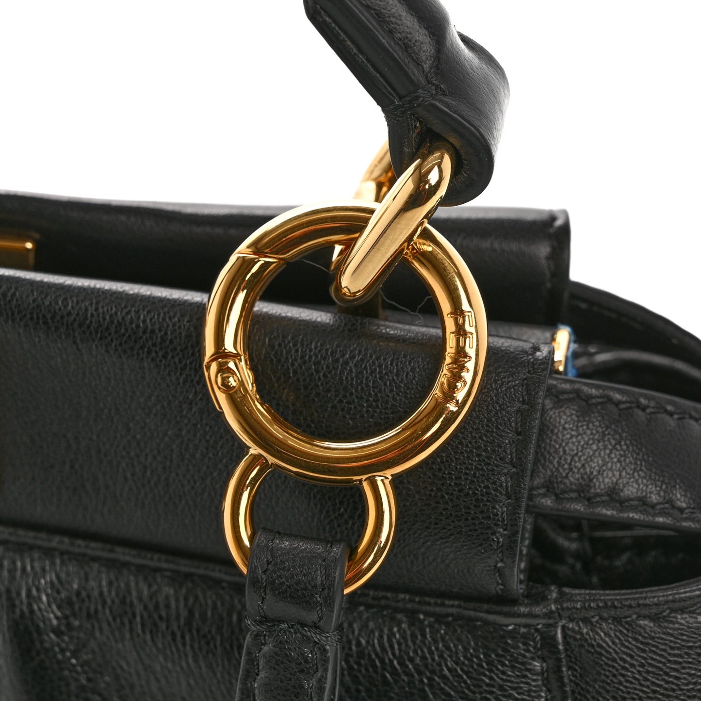 Nappa Mini Peekaboo Iconic Satchel Black