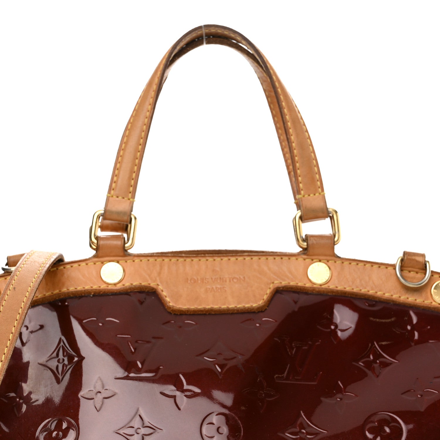 Louis Vuitton Vernis Brea MM Rouge Fauviste 9 of 15