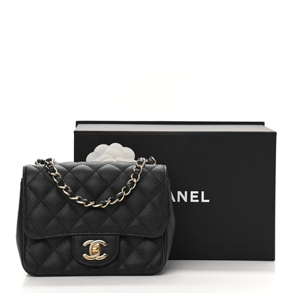 Chanel Caviar Quilted Mini Square Flap Black 11 of 11