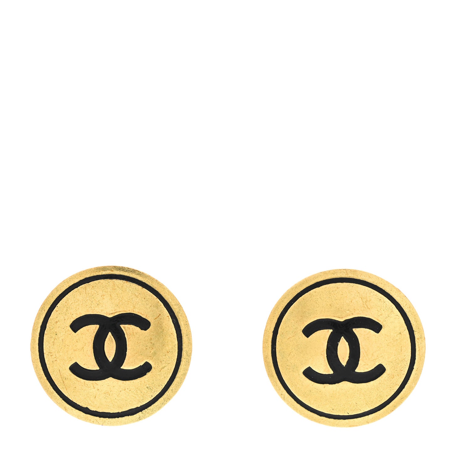 CC Clip On Earrings Gold