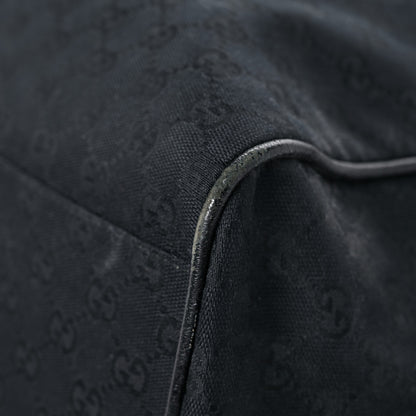 Gucci GG Monogram Web Large Collapsible Carry On Duffle Bag Black 8 of 23