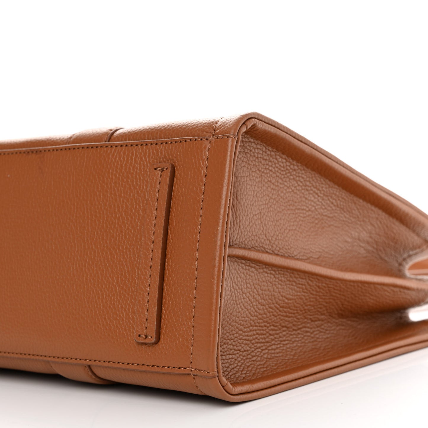 Grained Calfskin Large The Leather Work Tote Bag Argan Oil