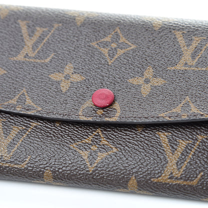 Louis Vuitton Monogram Emilie Wallet Fuchsia 8 of 8
