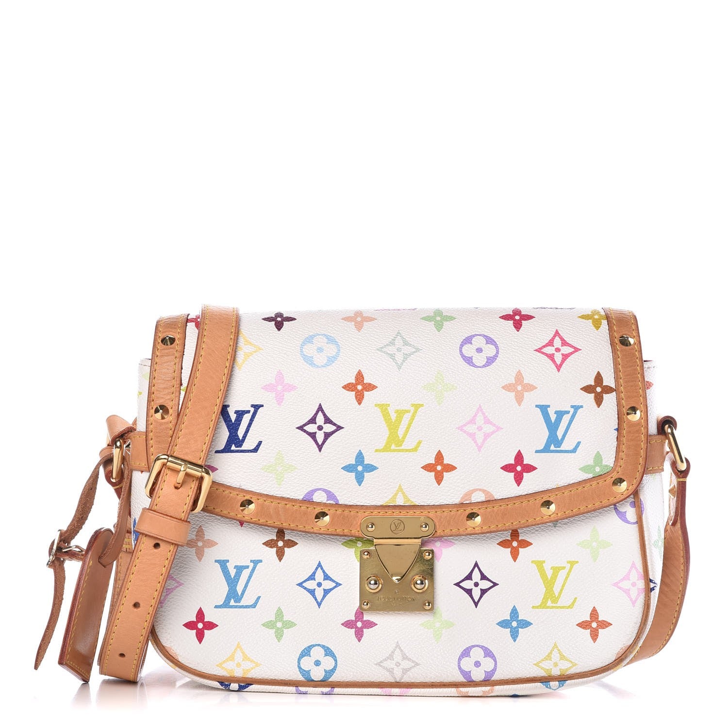 Louis Vuitton Monogram Multicolor Sologne White 1 of 15