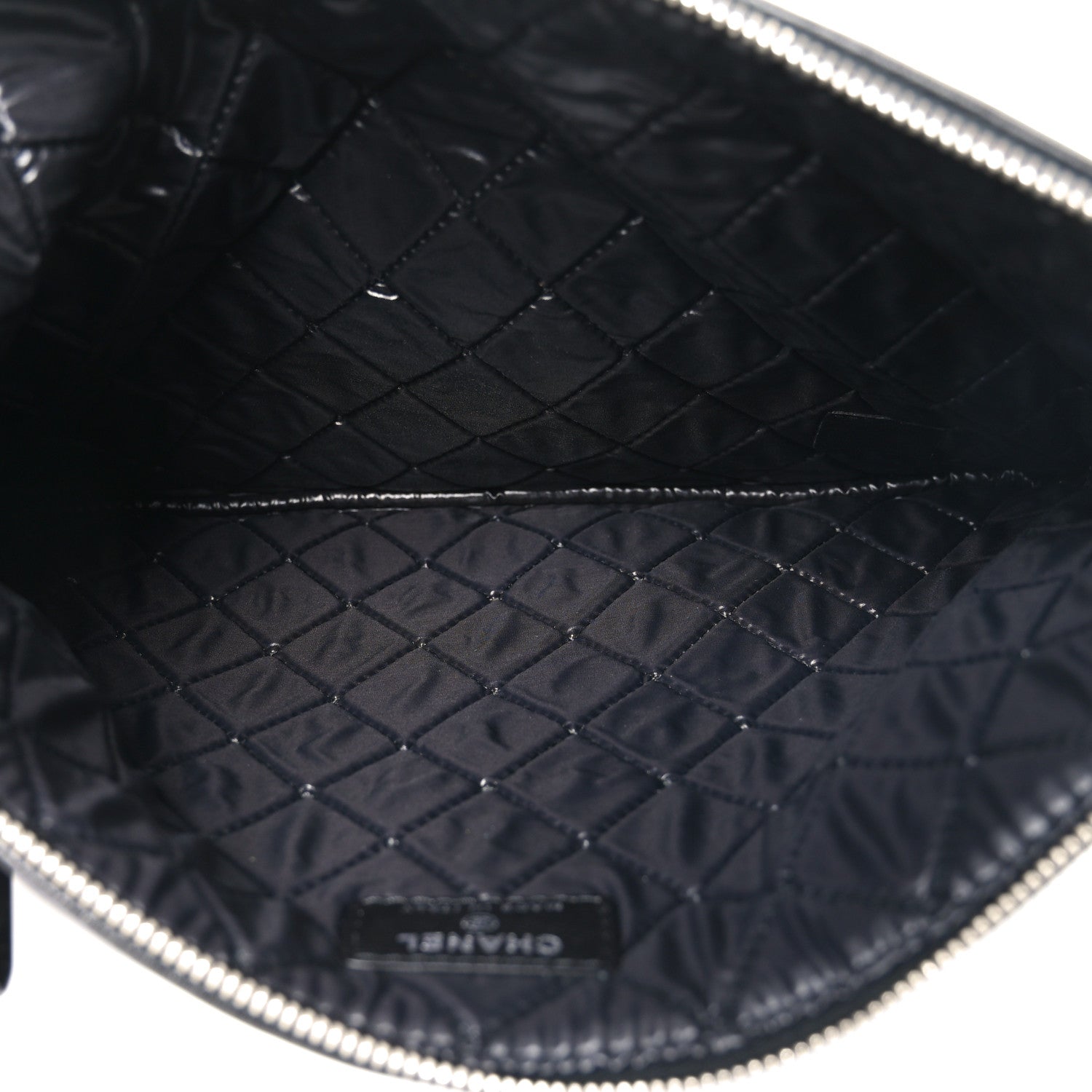 Chanel Lambskin Medium Cuba Car Cosmetic Case Black 5 of 6