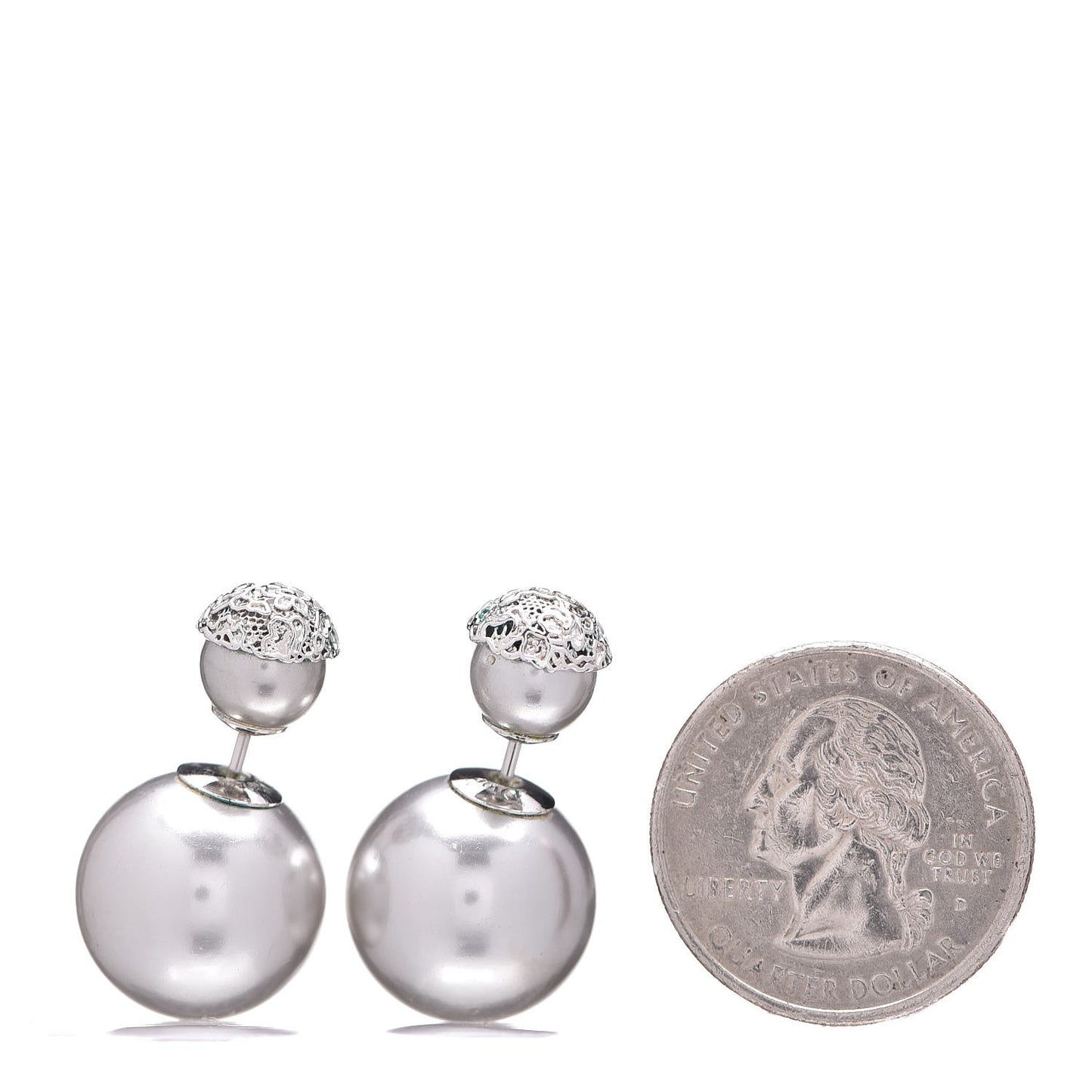 Mise En Dior Tribal Earrings Grey