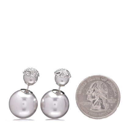 Christian Dior Mise En Dior Tribal Earrings Grey 2 of 5