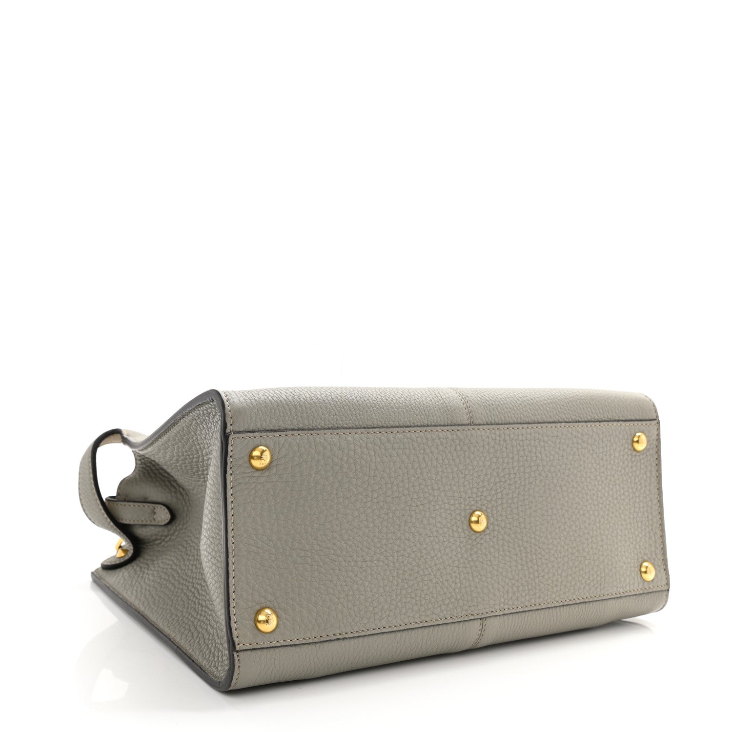 Fendi Cuoio Romano Selleria Medium Peekaboo X-Lite Tortora 3 of 8