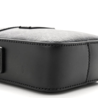 Gucci GG Supreme Monogram Appia Calfskin Web Messenger Bag Black Grey 9 of 11