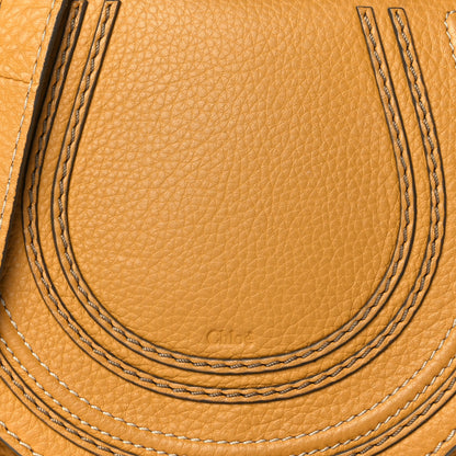 Chloe Calfskin Mini Marcie Round Crossbody Bag Curry Yellow 8 of 10