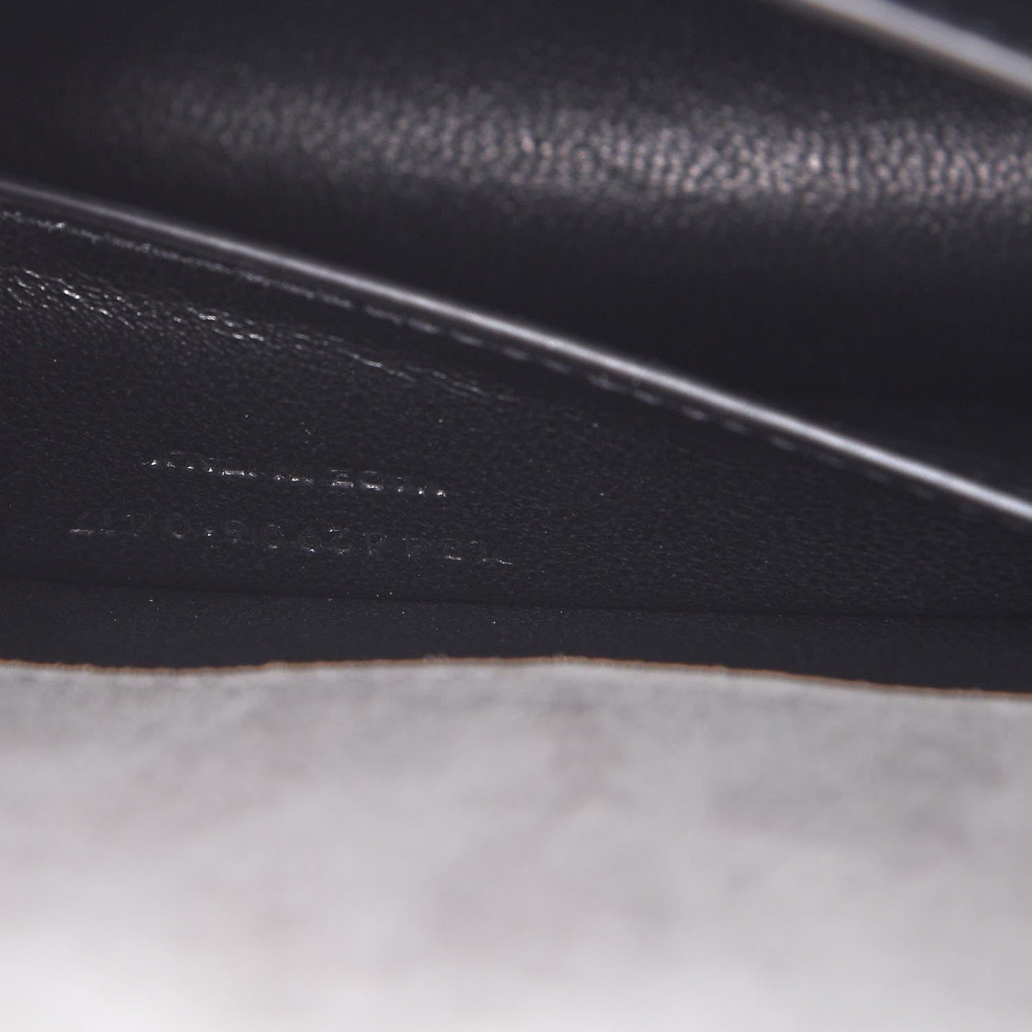 Saint Laurent Specchio Calfskin Striped Medium Monogram Sunset Dark Silver 6 of 7