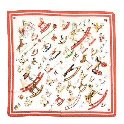 Hermes Silk Raconte Moi Le Cheval Scarf 90 1 of 7