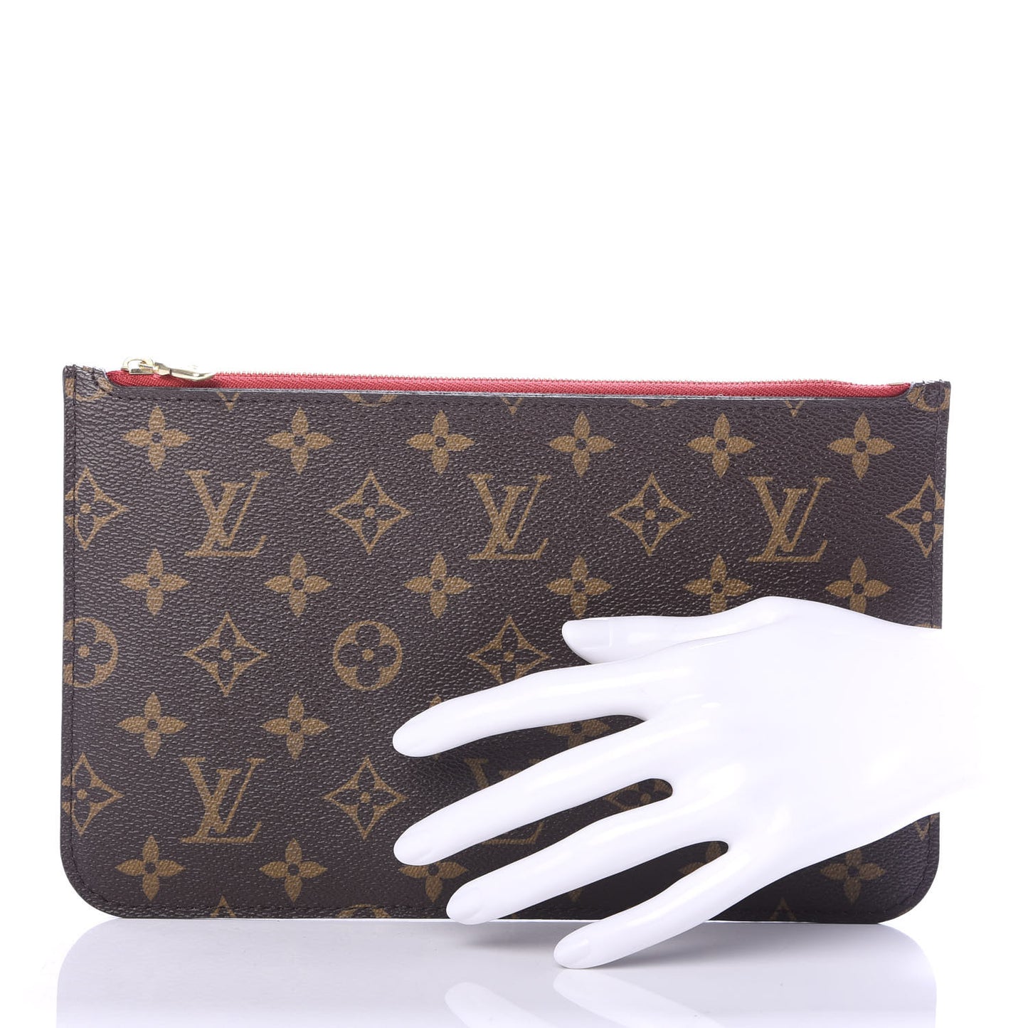 Monogram Neverfull MM GM Pochette Cherry