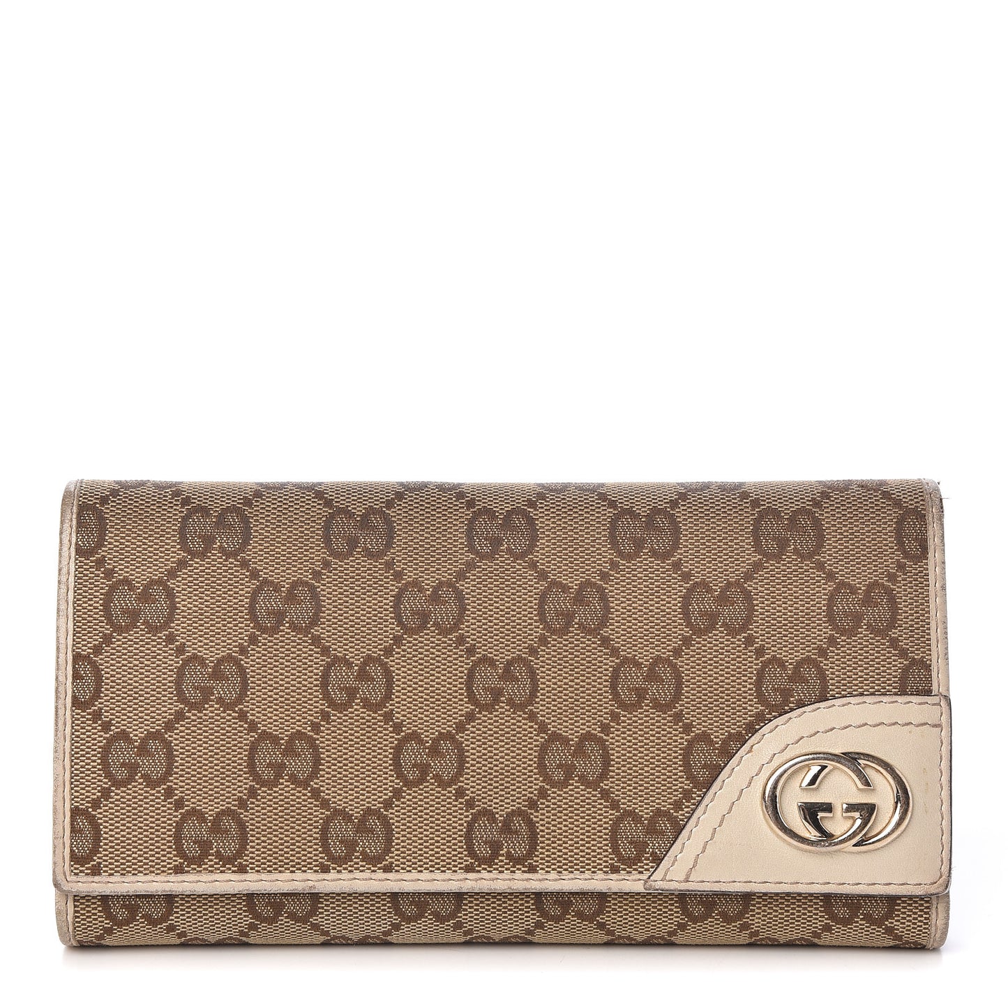 Monogram New Britt Continental Wallet Off White