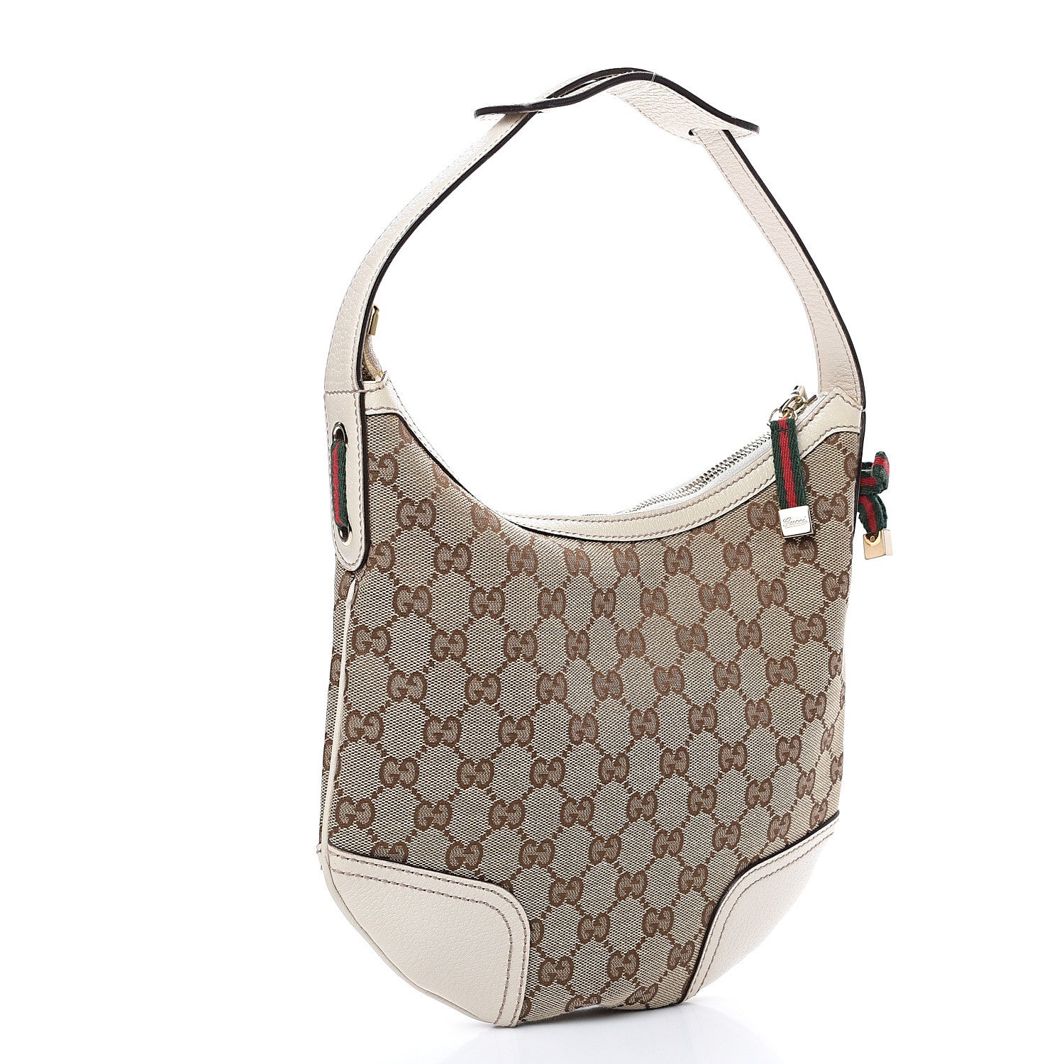Gucci Monogram Small Princy Hobo Off White 2 of 10