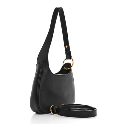 Versace Calfskin La Medusa Mini Hobo Crossbody Black 3 of 9