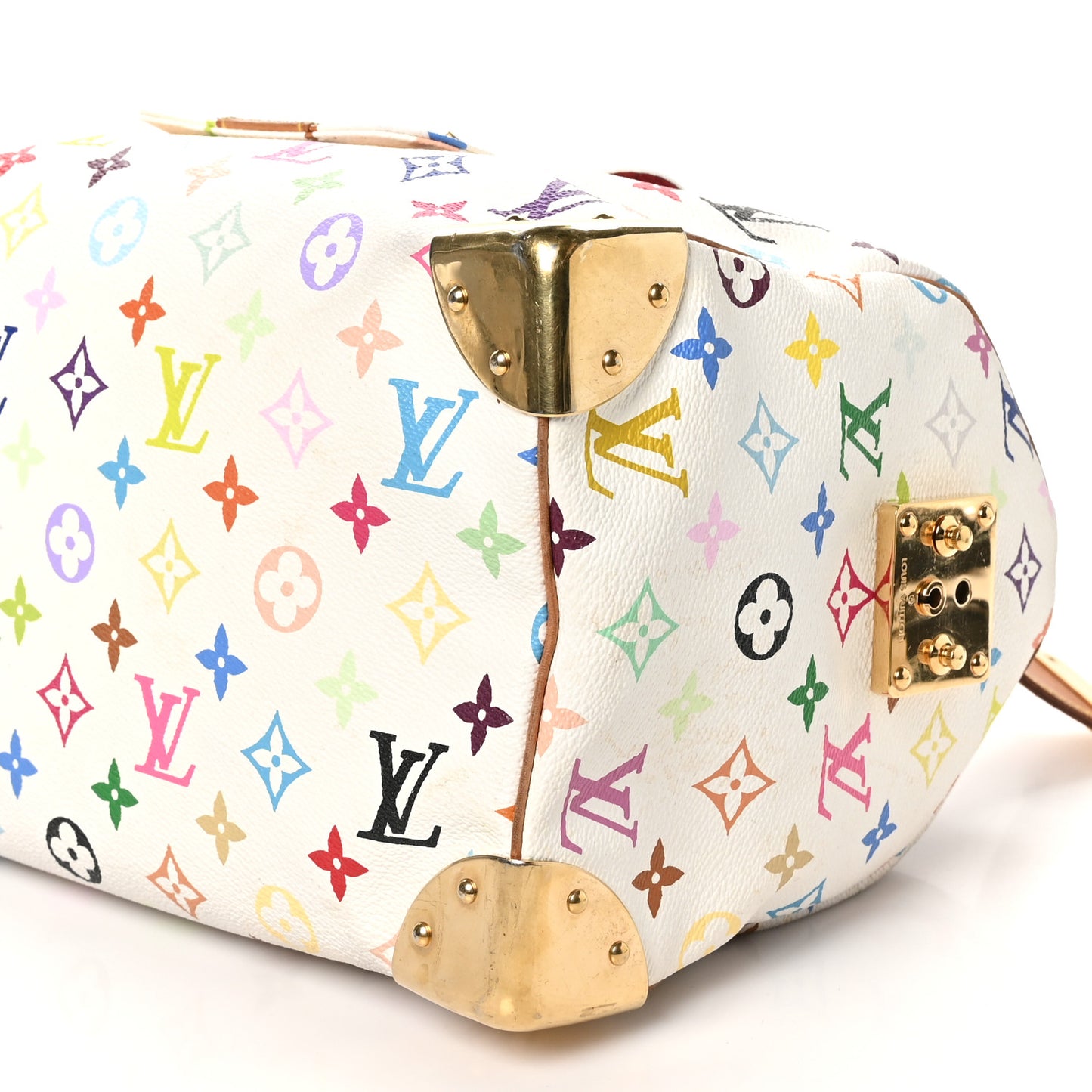 Monogram Multicolor Speedy 30 White