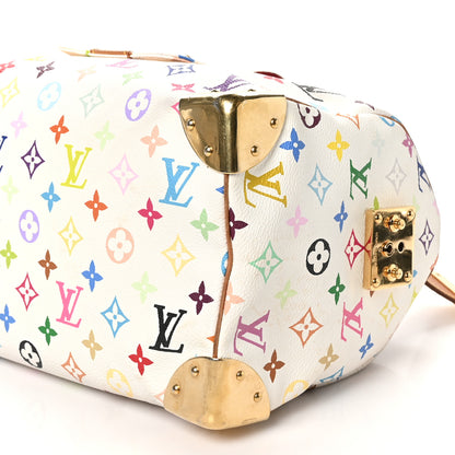 Louis Vuitton Monogram Multicolor Speedy 30 White 8 of 10
