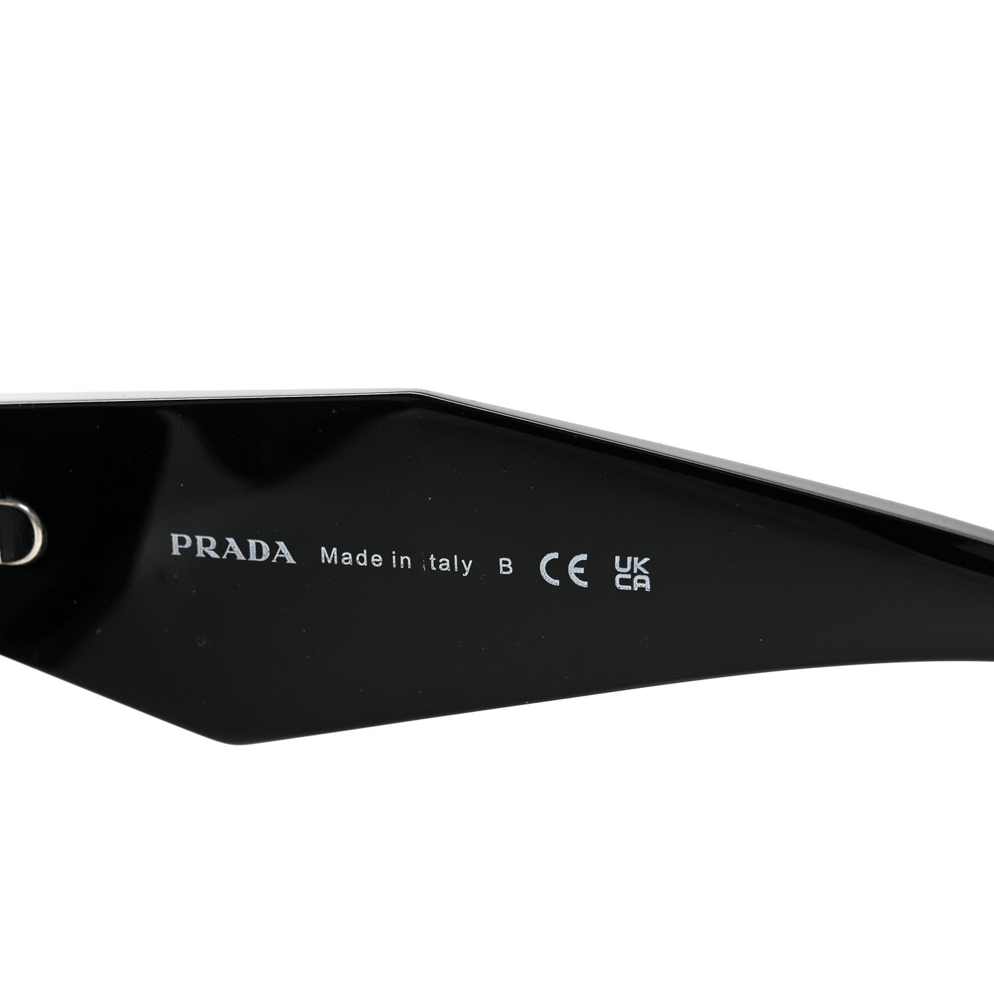 Acetate Symbole Sunglasses SPR 17W Black