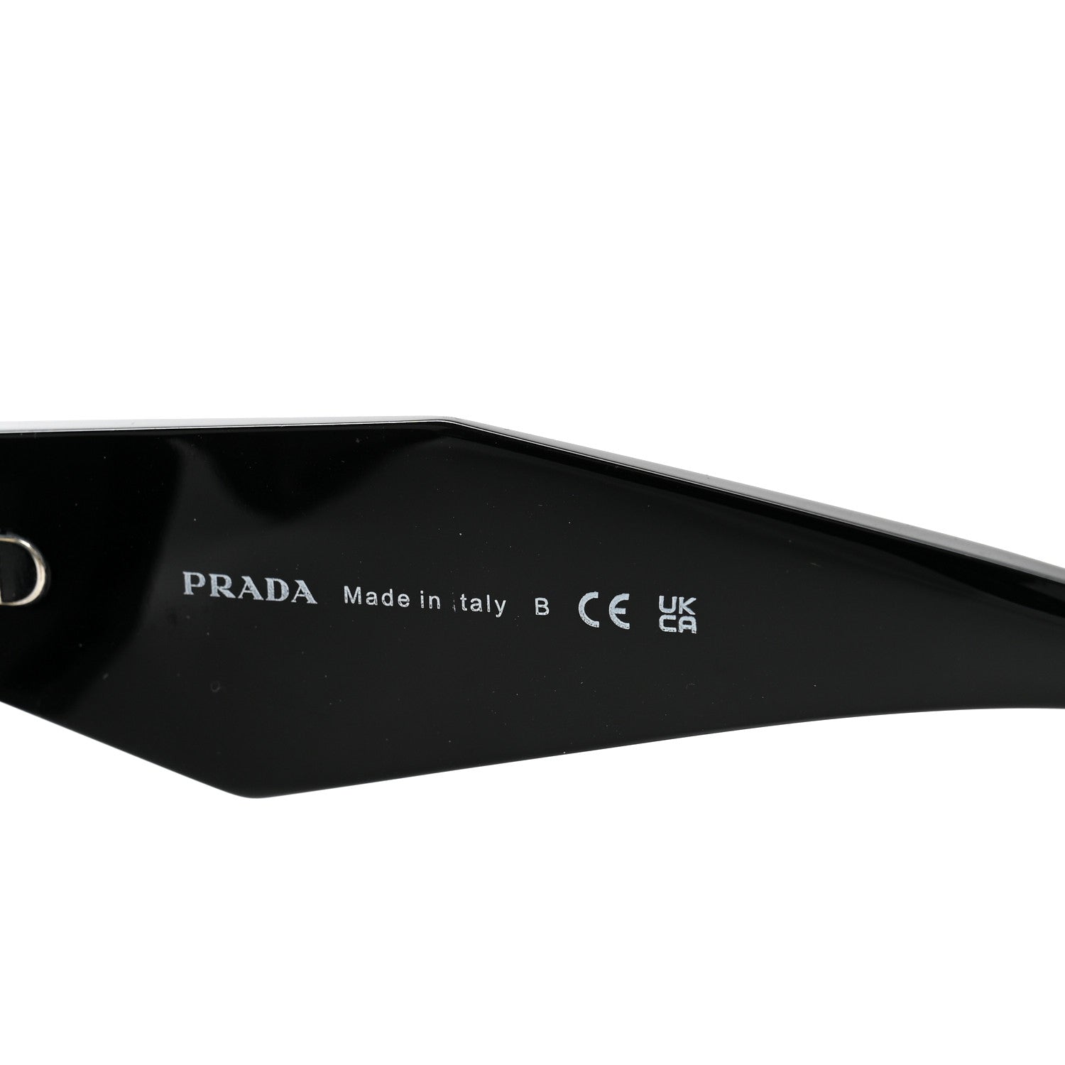 Prada Acetate Symbole Sunglasses SPR 17W Black 5 of 8