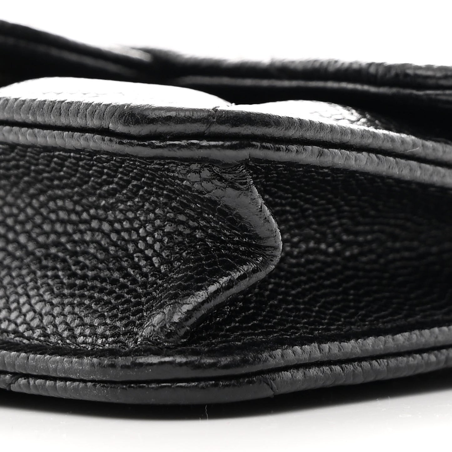 Caviar Quilted Mini Chain Bag Black