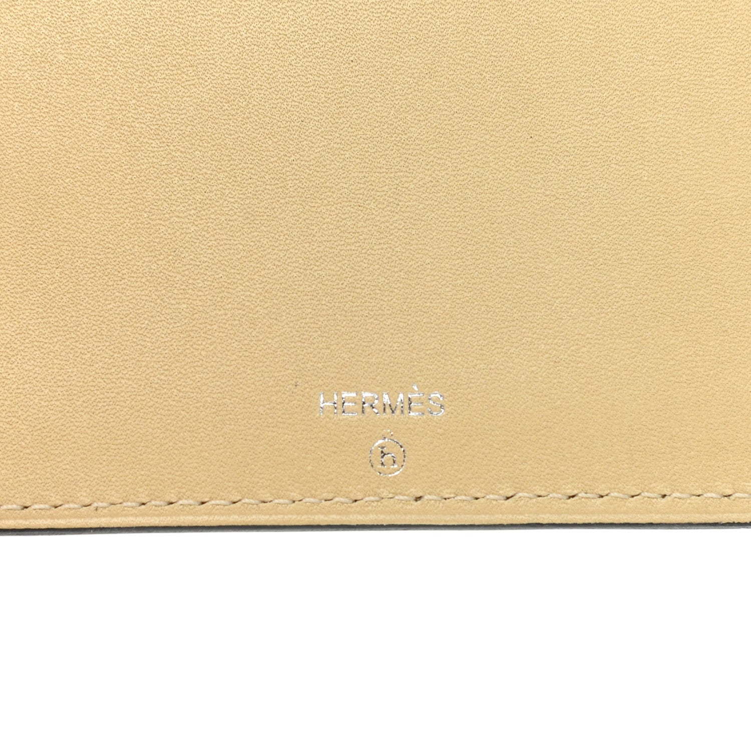 Hermes Sombrero Togo Chevre Mysore Historie Naturelle Petit H Card Holder Nata Gold 7 of 8