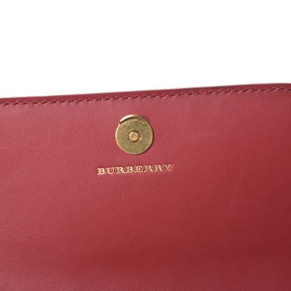 Burberry Vintage Check Henley Wallet On Chain Crimson 6 of 15