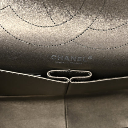 Chanel Metallic Aged Calfskin Quilted 2.55 Reissue 227 Flap Grey 5 of 10