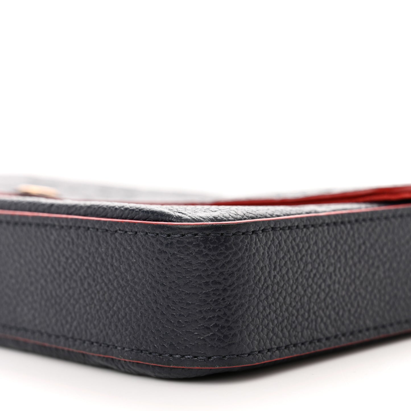 Empreinte Pochette Felicie Chain Wallet Marine Rouge