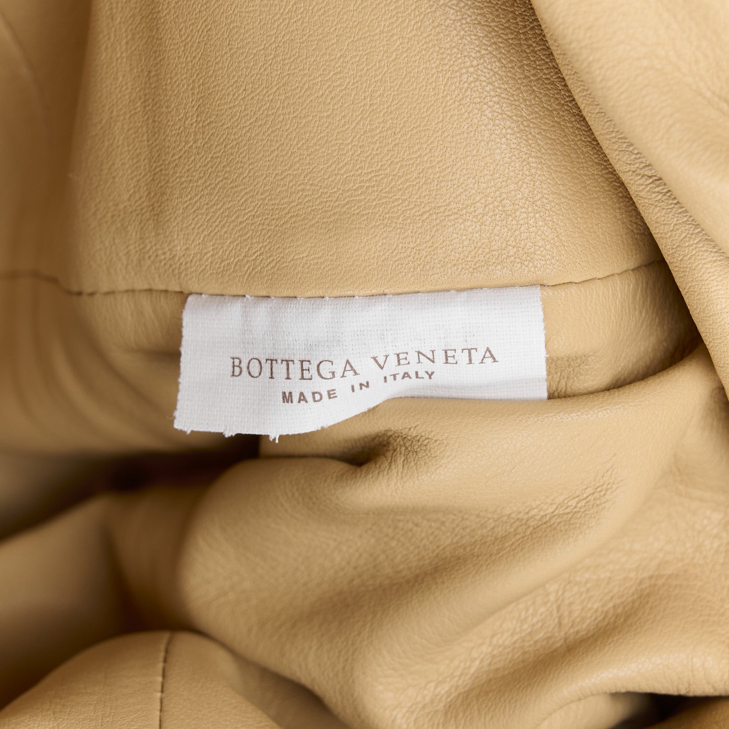 Bottega Veneta Smooth Butter Calf The Pouch Oversized Clutch Almond 7 of 11