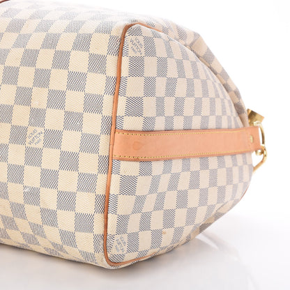Louis Vuitton Damier Azur Keepall Bandouliere 45 17 of 17