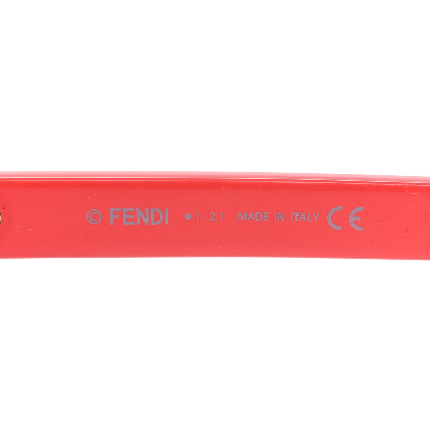 Fendi Acetate Feel Sunglasses FE40034U Coral 5 of 6