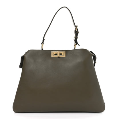 Fendi Vitello Large Soft Peekaboo Crosta Avocado 1 of 10