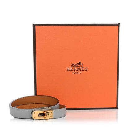 Hermes Swift Mini Kelly Double Tour Bracelet T2 Gris Asphalt 7 of 7