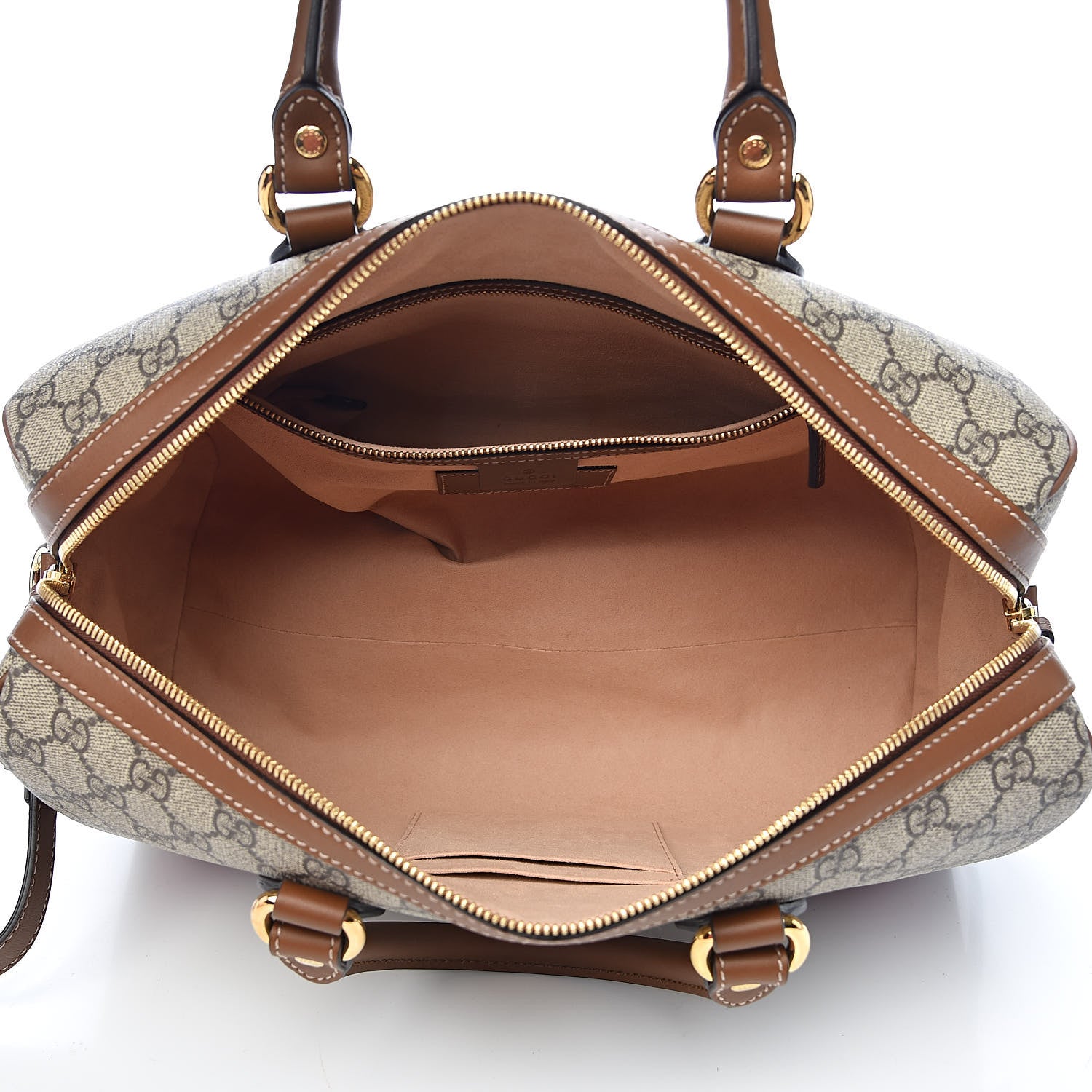 Gucci GG Supreme Monogram Blind for Love Embroidered Medium Boston Beige Tuscany 5 of 11