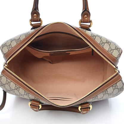 Gucci GG Supreme Monogram Blind for Love Embroidered Medium Boston Beige Tuscany 5 of 11
