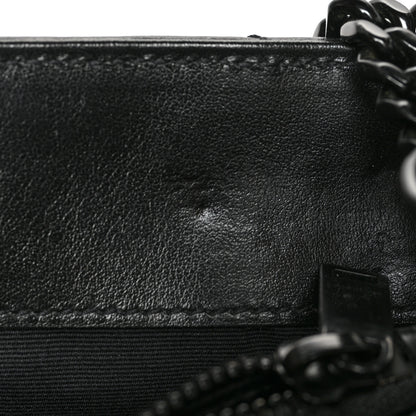 Saint Laurent Calfskin Y Quilted Monogram Medium Loulou Chain Satchel Black 12 of 12