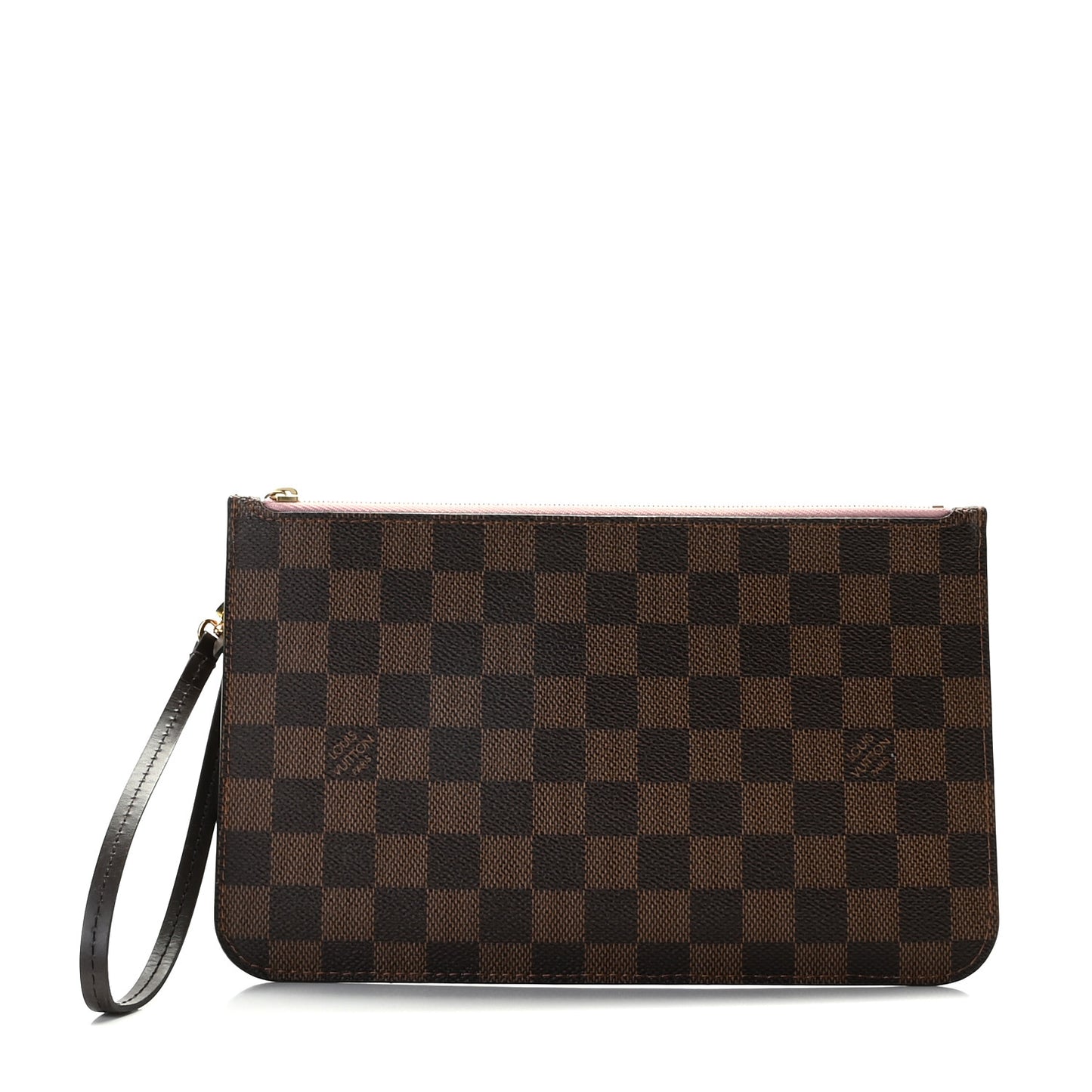 Damier Ebene Neverfull MM GM Pochette Rose Ballerine