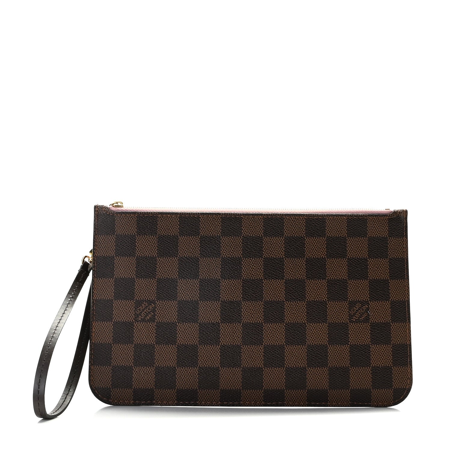 Louis Vuitton Damier Ebene Neverfull MM GM Pochette Rose Ballerine 1 of 8