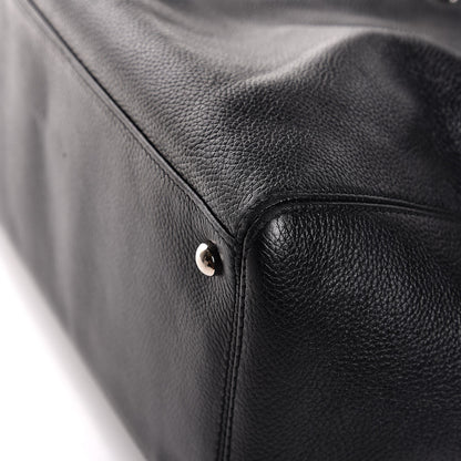 Chanel Calfskin Cerf Executive Shopper Tote Black 13 of 15