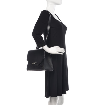 Givenchy Calfskin Small Obsedia Satchel Black 3 of 19