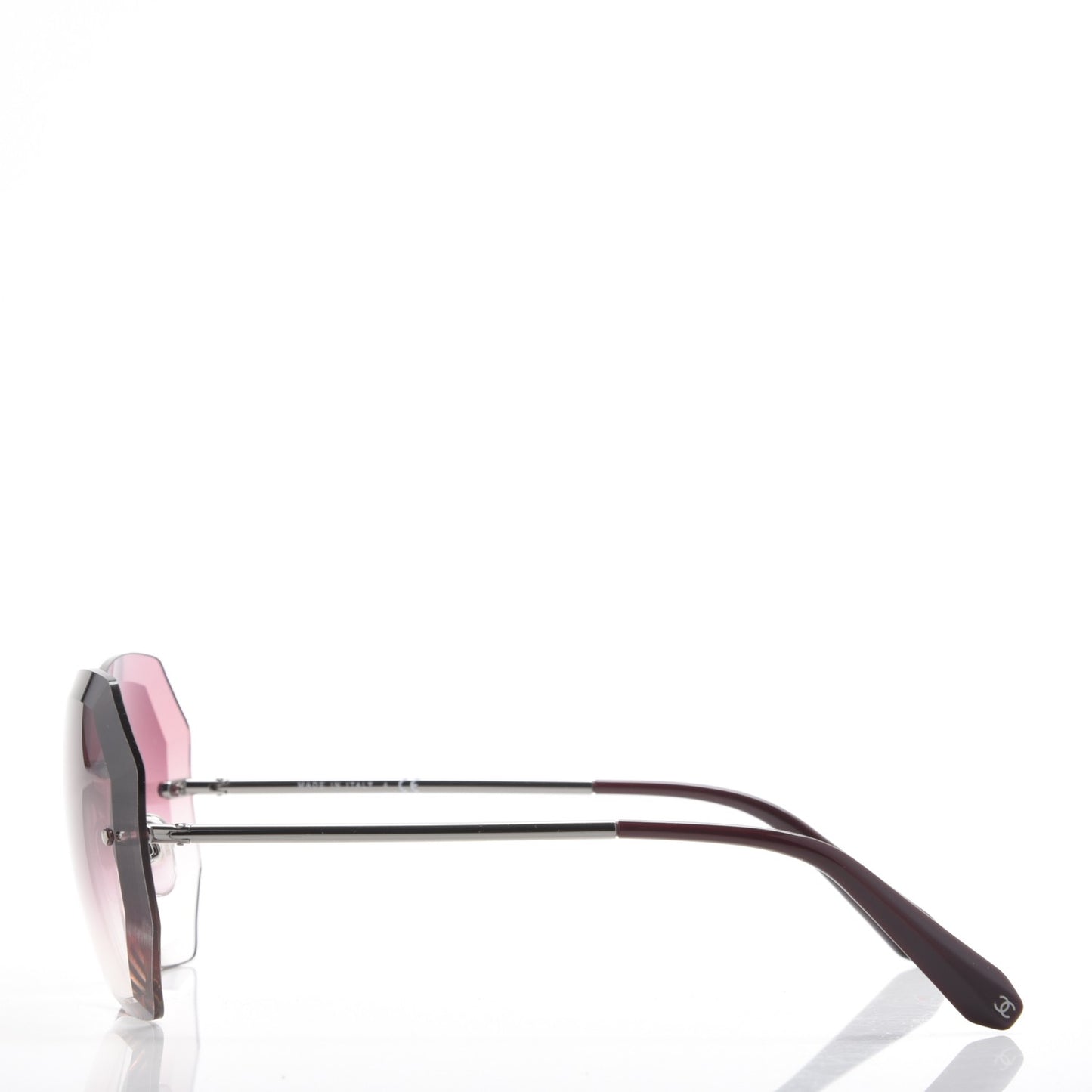 Metal Spring Round Sunglasses 4220 Pink
