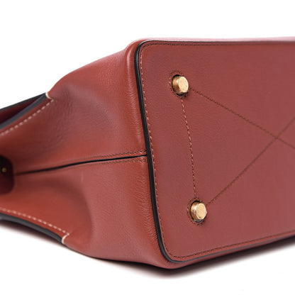 Mulberry Silky Calfskin Small Seaton Rust 7 of 9