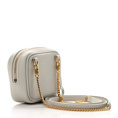 Saint Laurent Grain De Poudre Matelasse Monogram Baby Lou Camera Bag Crema Soft 2 of 9